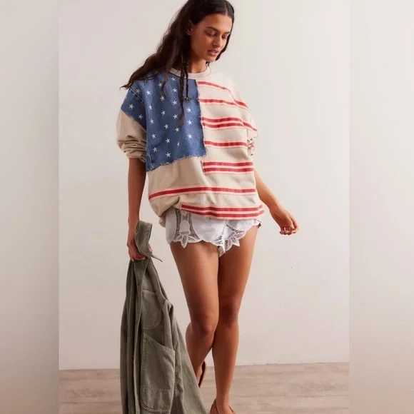 Free People X Tricia Fix crew - Picture 1 of 4